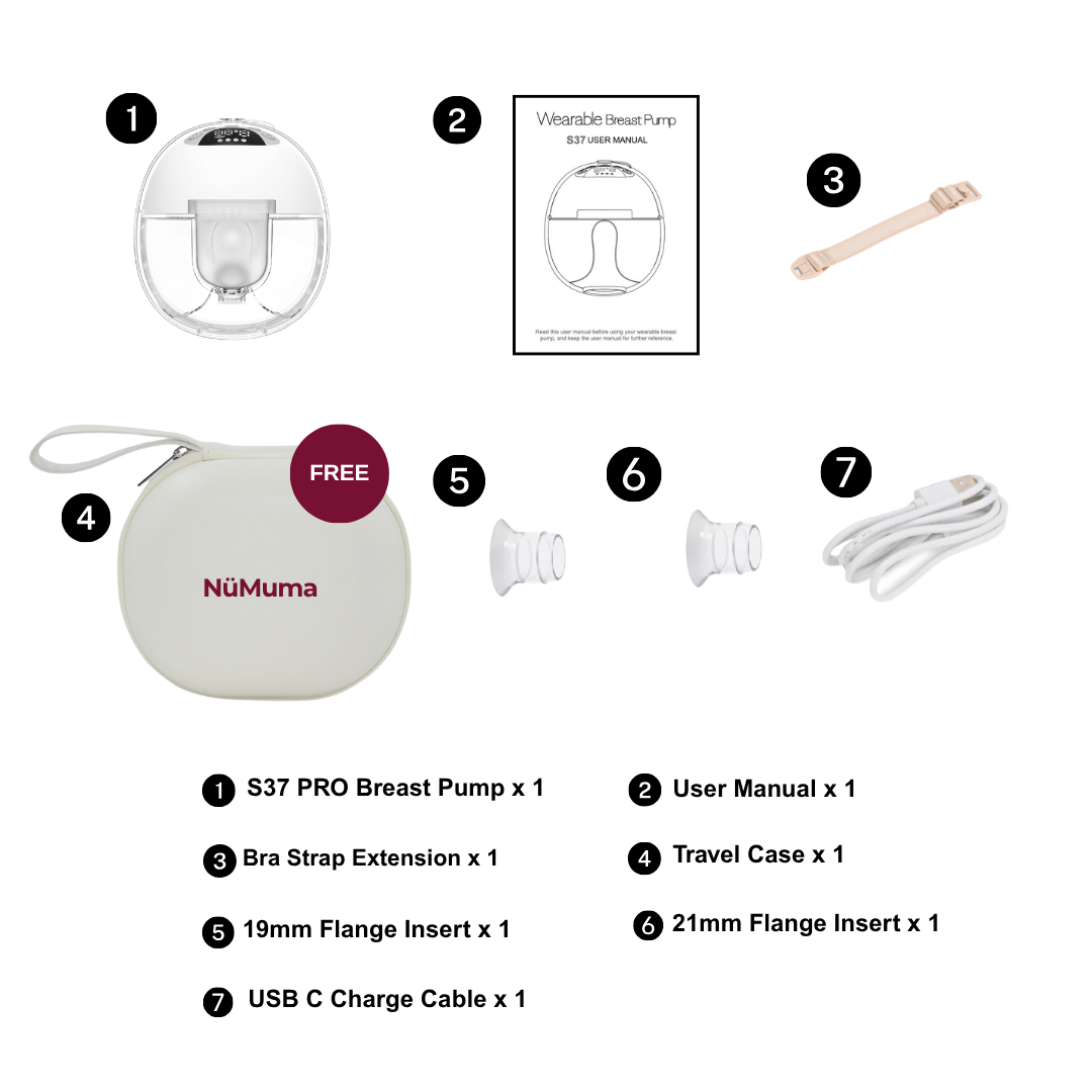 All-In-One S37 PRO Wearable Breast Pump