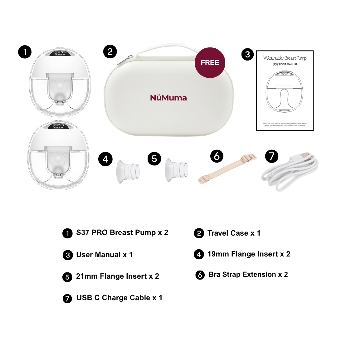 All-In-One S37 PRO Wearable Breast Pump